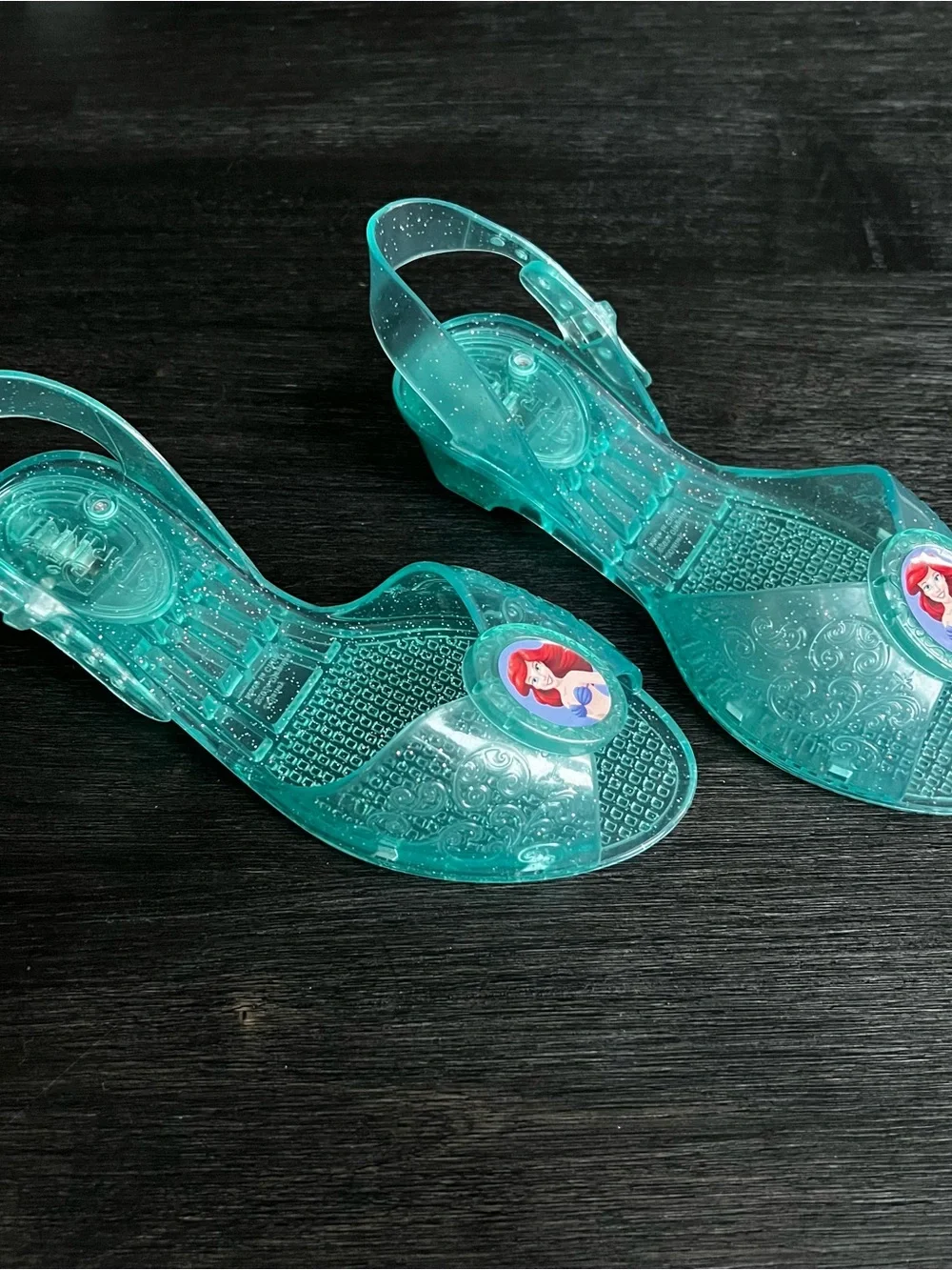 Disney Ariel Little Mermaid Jelly Dress Up Shoes